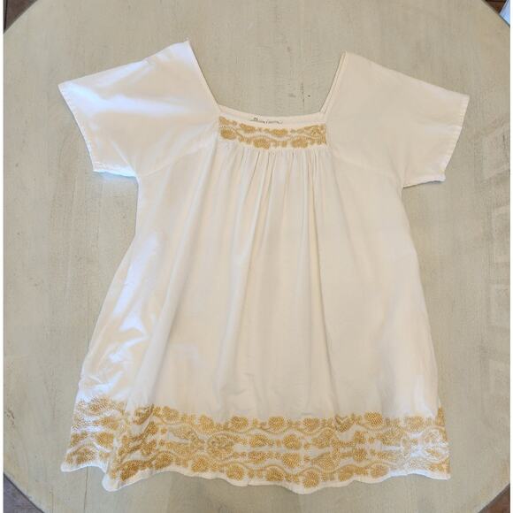 House of Harlow 1960 White Mini Dress Embroidered SZ Medium Summer - Picture 3 of 11